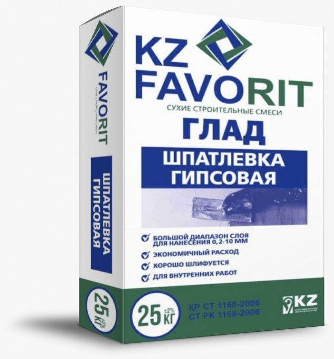 Гипсовая шпатлевка «Глад» 25кг