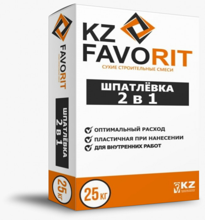 Шпатлевка выравнивающая 2 в 1  FAVORIT 25кг