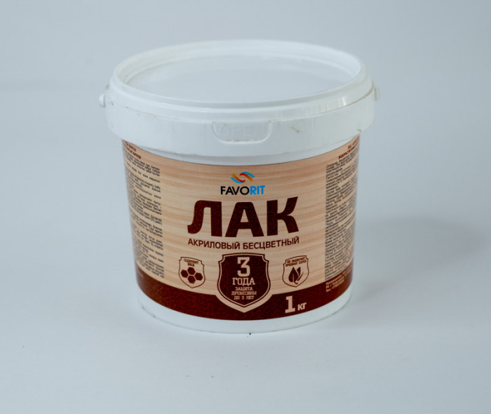 ЛАК FAVORIT Акриловый водорастворимый 1кг