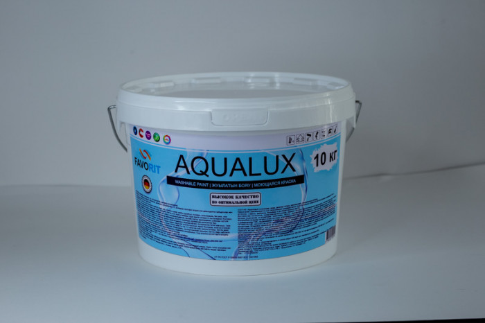 Краска водоэмульсионнаяFAVORIT AQUA LUX(для внутренних работ) 10кг